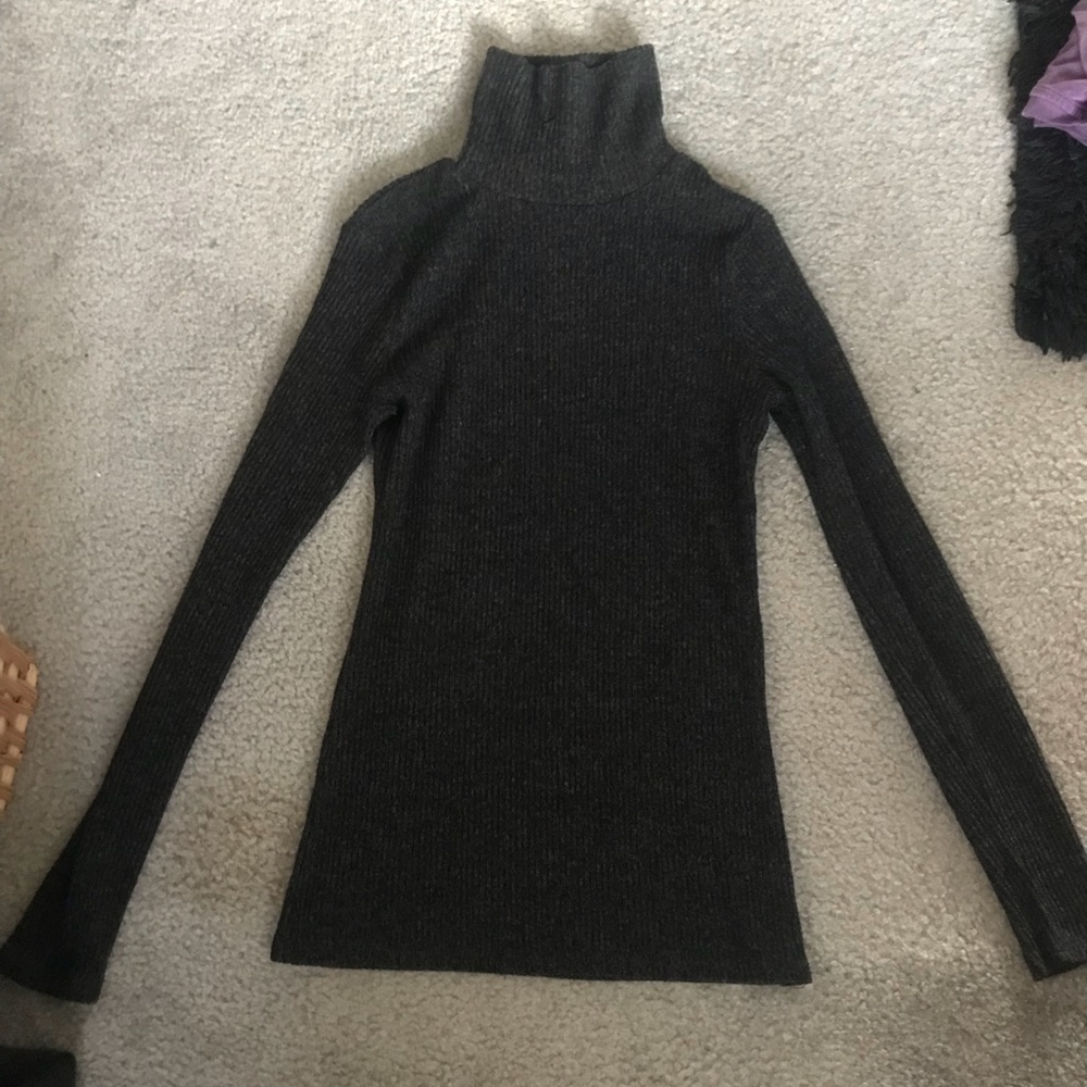 Charcoal grey turtle neck